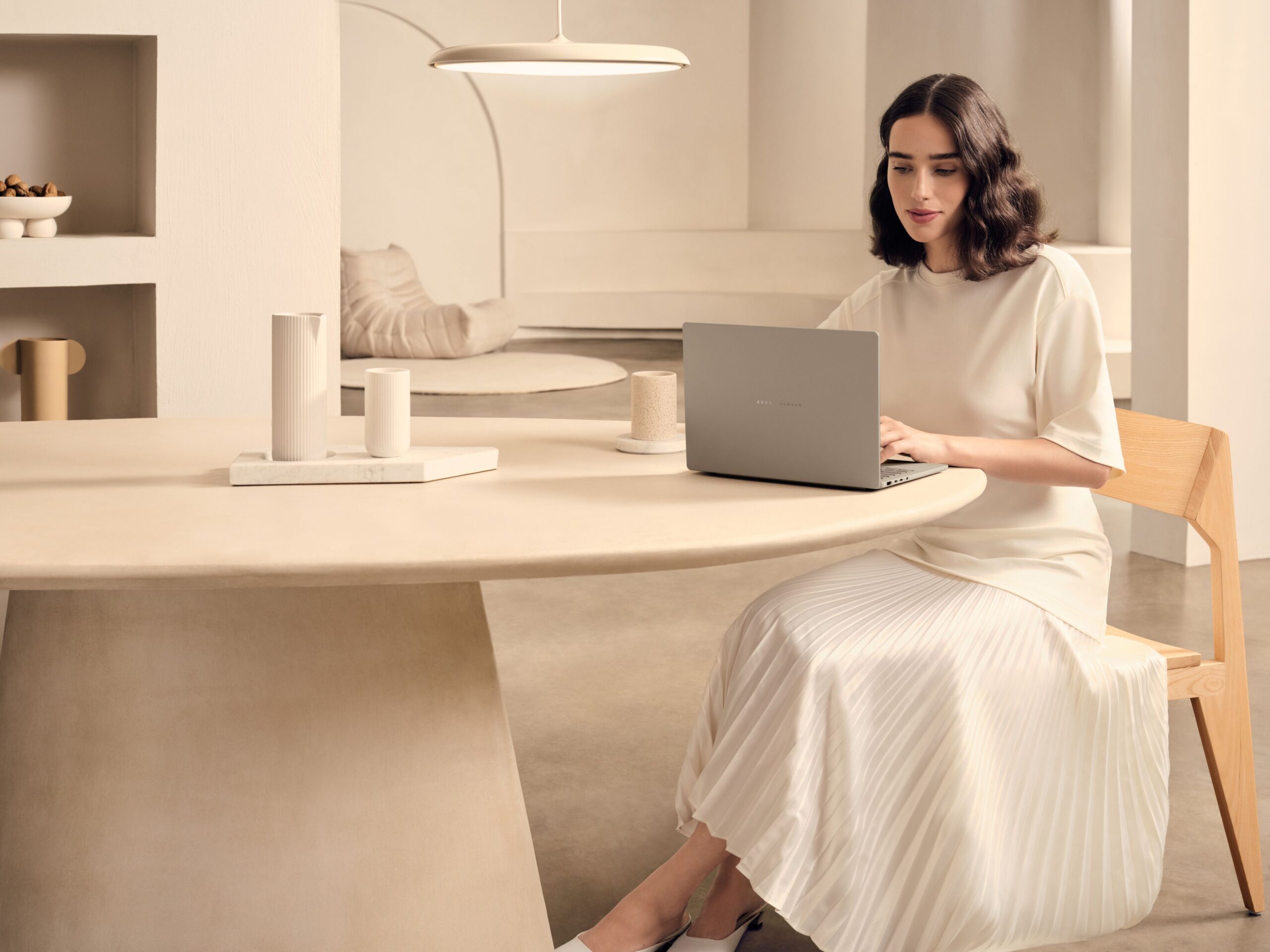 ASUS 젠북 베이지 색상 실제 제품 사진