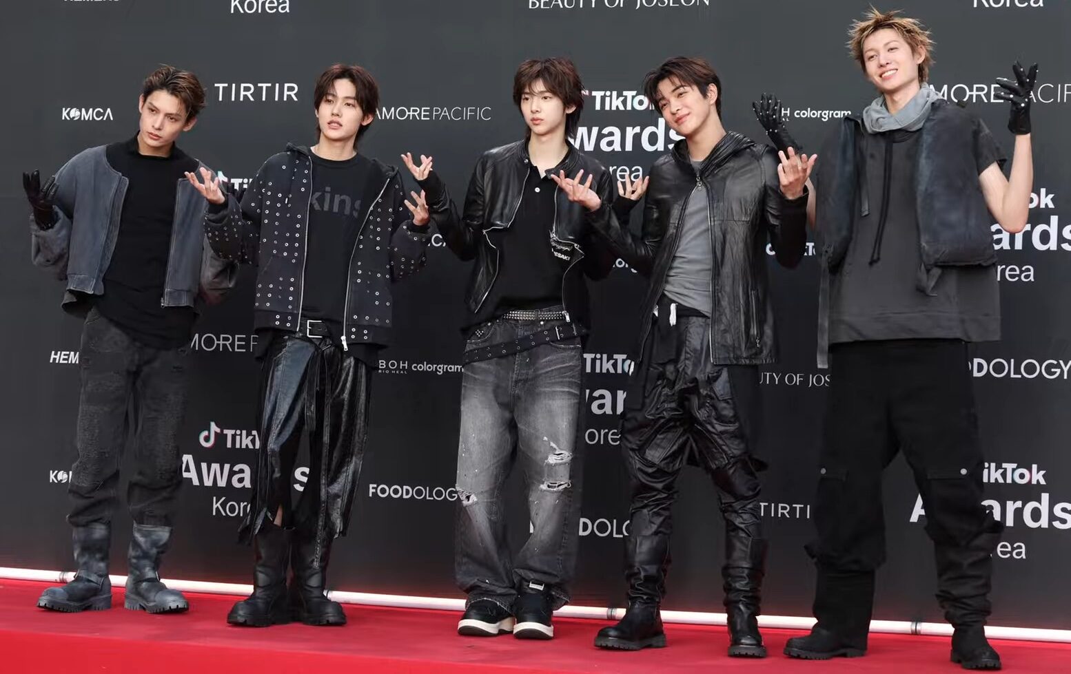 코르티스 틱톡어워즈코리아 레드카펫